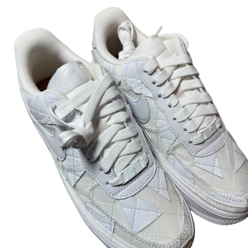 BRAND NEW Nike x Billie Eilish Air Force 1 Low Triple White Sneakers Size 6M/7.5